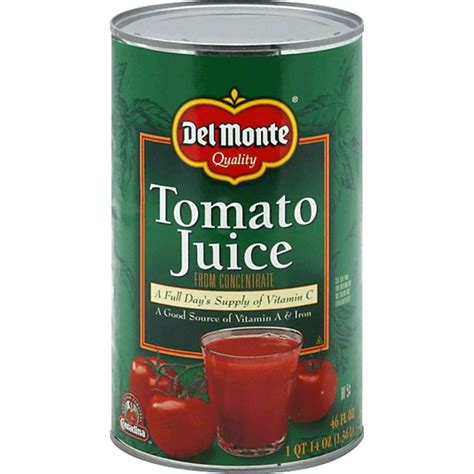 Del Monte Tomato Juice Juice And Lemonade Houchens My Iga