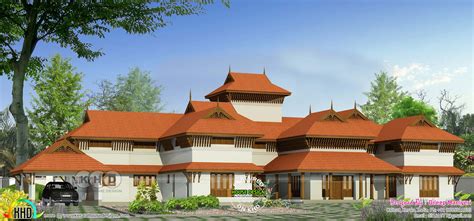 3890 Sq Ft 4 Bedroom Traditional Kerala Luxury Home Kerala Home Design And Floor Plans 9k