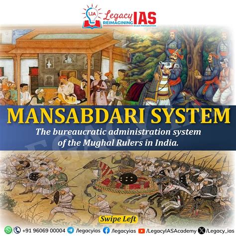 Mansabdari System | Infographic Legacy IAS Academy