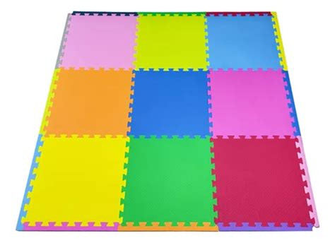 Kit 20 Tapete Tatame De Encaixe Eva Bebe Infantil 50x50 10mm