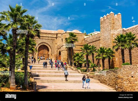 Morocco Rabat Kasbah Des Oudaias Stock Photos & Morocco Rabat Kasbah