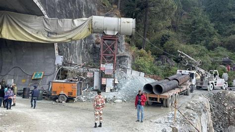 Uttarkashi Tunnel Rescue After Major Setback Rescuers Begin Vertical