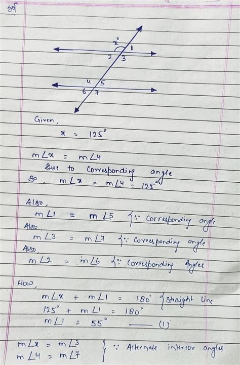 [solved] Help The Figure To The Right Shows Two Parallel Lines Intersected Course Hero