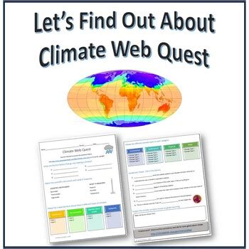 Climate Webquest Editable Digital Science Activity By Techcheck Lessons