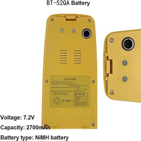 X New Topcon Bt Qa Total Station Battery For Gts Gpt Series