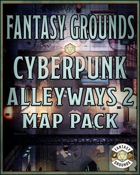 Buy Cheap Fantasy Grounds FG Cyberpunk Alleyways 2 Map Pack CD Key