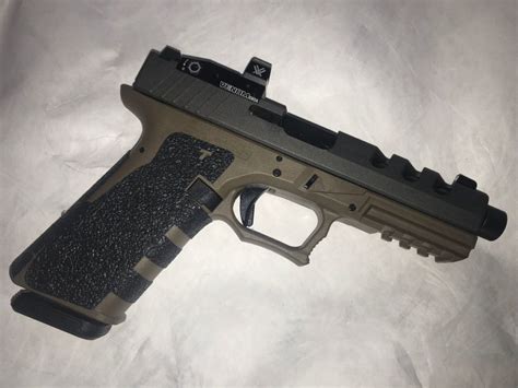 Rock Slide Usa Rs2 Rmr Cut Slide For Glock 17 Gen 3 Polymer 80 Pf940v2 Black Tacdom