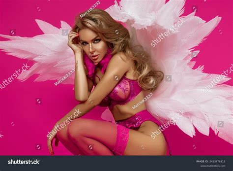 Beautiful Sexy Blonde Woman Elegant Lingerie Stock Photo Shutterstock