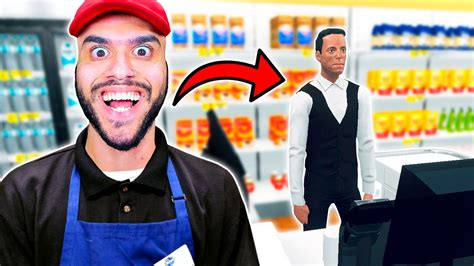 Contratei O Meu Primeiro Funcion Rio Supermarket Simulator Youtube