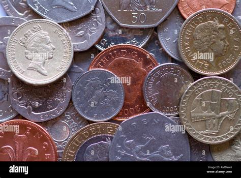 Coins of the United Kingdom Stock Photo - Alamy