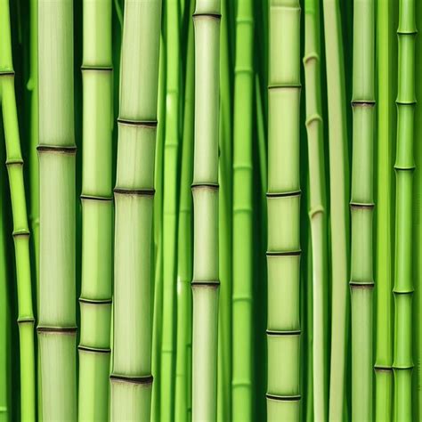 Textura De Bambu Verde Gerada Por Ia Foto Premium