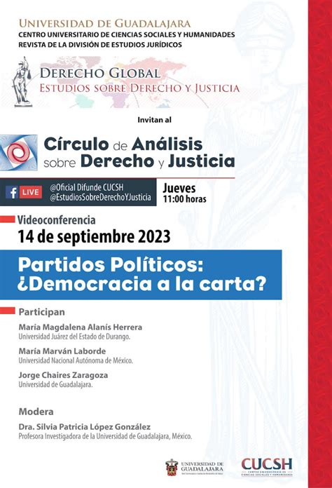 Círculo De Análisis Sobre Derecho Y Justicia Y Conferencia “partidos