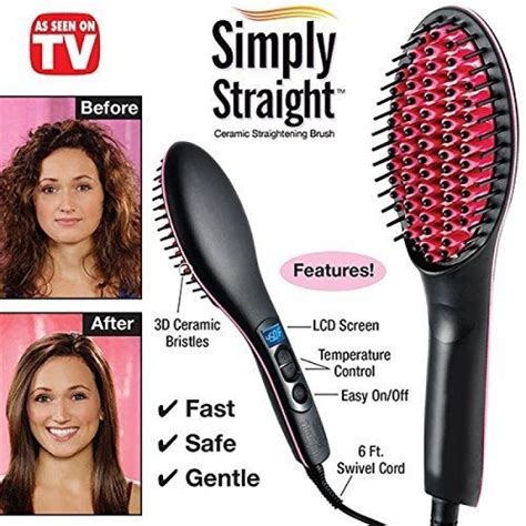 Kristor Simply Straight Hair Straightener Brush For Professional At Rs