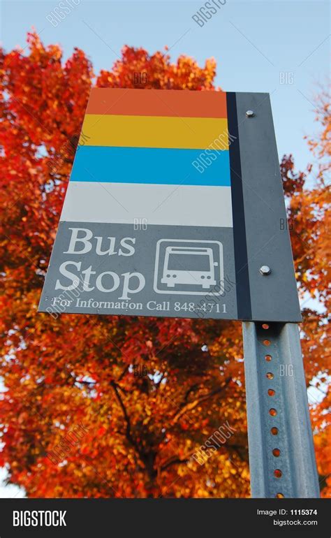 Bus Stop Sign Image & Photo (Free Trial) | Bigstock