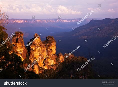sisters sunset australia   stock photo