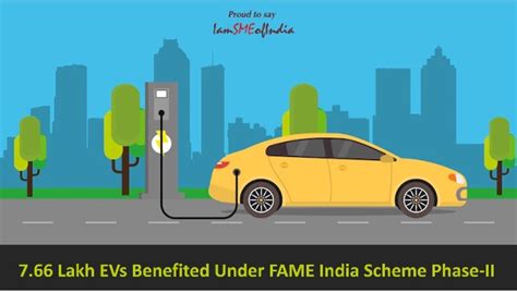 66 Lakh EVs Benefited Under FAME India Scheme Phase II IamSMEofIndia