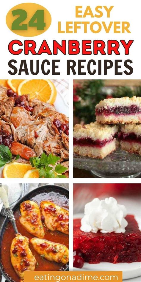 Leftover Cranberry Sauce Recipes Cranberry Leftover Recipes Cranberry Sauce Recipe Cranberry