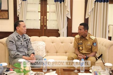 Pj Gubernur Suganda Ajak Kepala Stasiun Bakamla Baru Berpartisipasi