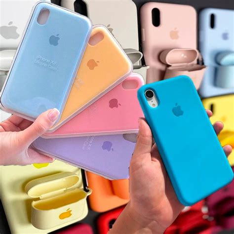 Capa Capinha Silicone IPhone 11 12 XR X XS vários modelos Várias cores