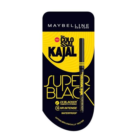 Maybelline New York The Colossal Kajal Vs The Colossal Super Black