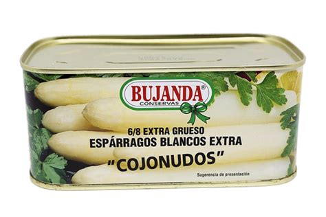 ESPÁRRAGO BLANCO EXTRA LATA KG BAJO 6 8 frutos Conservas Bujanda