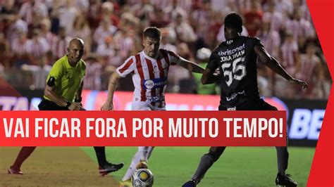 NÁUTICO Jogador rompe ligamento e ficará fora por meses veja quem é