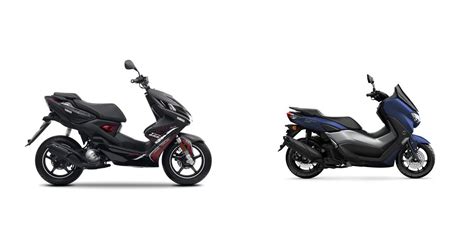 Motorrad Vergleich Yamaha Aerox Naked Vs Yamaha Nmax