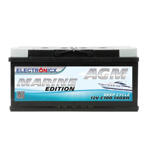 Agm Batterie Marine Edition Ah Versorgungsbatterie