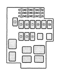 Mazda Millenia 2000 Fuse Box Diagram Auto Genius