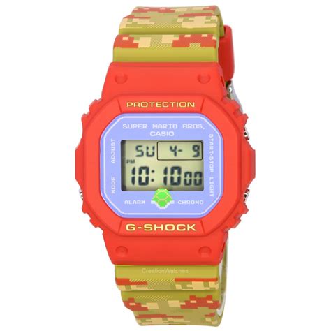 Casio G Shock Super Mario Bros Cuarzo Digital DW 5600SMB 4 DW5600SMB 4