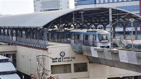 HiTec City metro route opening in a ‘few days’ - The Hindu