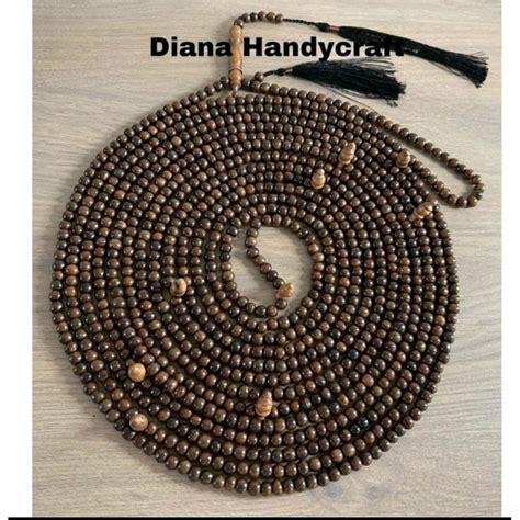 KAYU Tasbih 1000 Grains Of Agarwood Original Kalimantan 8mm Shopee