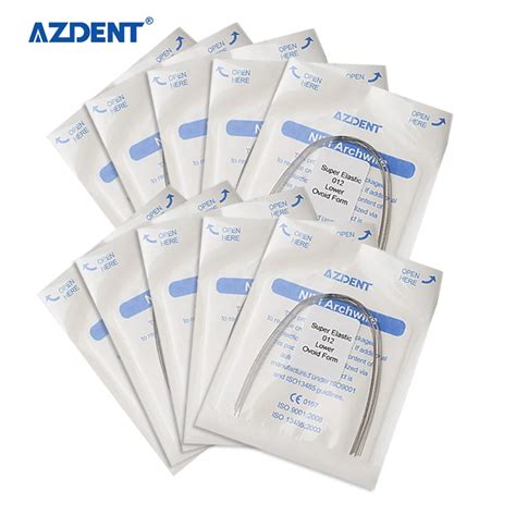 Azdent Super Elastic Niti Round Rectangular Orthodontic Archwire Buy