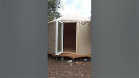 The First Geayurt On Crete Yurt Review From The Inside Opening After