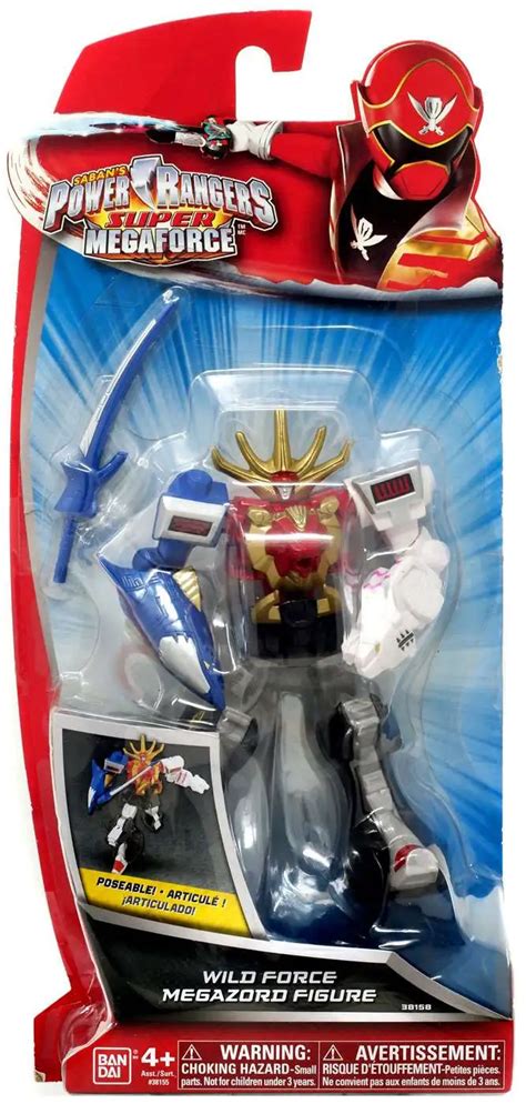 Power Rangers Super Megaforce Wild Force Megazord 6 Action Figure Bandai America Toywiz