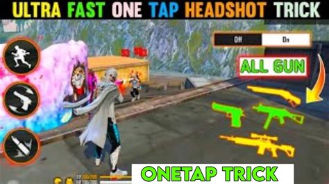 Ultra Fast One Tap Headshot Trick 🔥 One Tap Headshot Trick