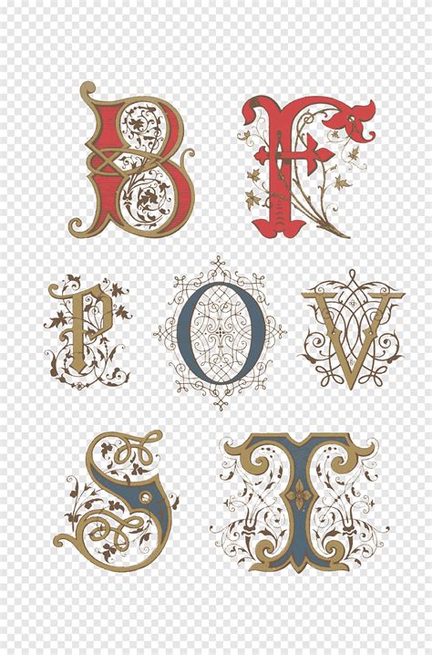 Free Download Illuminated Manuscript Lettering Calligraphy Alphabet