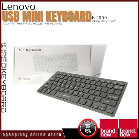 LENOVO USB MINI WIRED KEYBOARD | Shopee Philippines