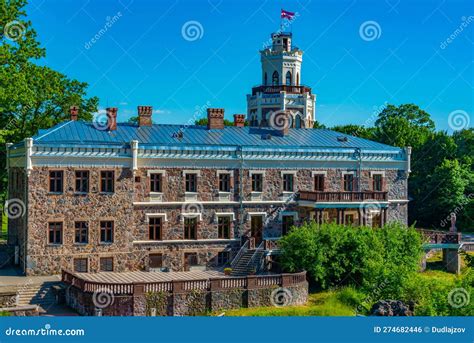 New Castle In Latvian Town Sigulda Stock Photo Image Of Medieval