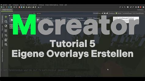 Mcreator Tutorial Eigene Overlays Erstellen Youtube