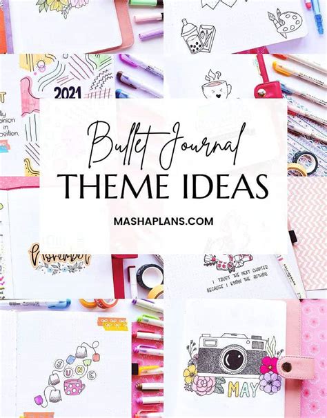 Bullet Journal Theme Ideas Masha Plans