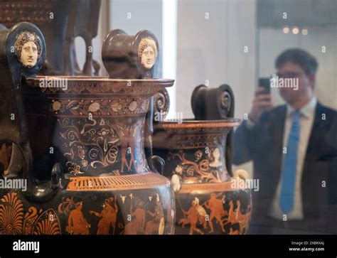 Berlin Germany 13th June 2024 Magnificent Apulian Vases From Italy