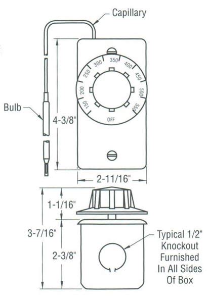 Electric Immersion Heater Thermostats - Heatrex