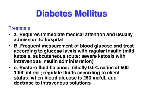 Ppt Diabetes Mellitus Powerpoint Presentation Free Download Id5310433