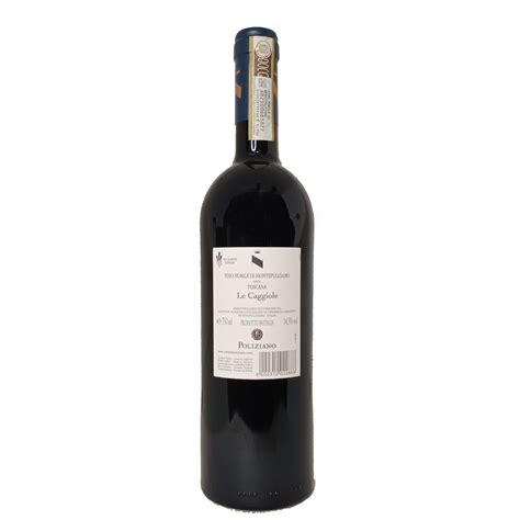 Nobile Di Montepulciano Docg Le Caggiole 2018 Poliziano Enoteca San