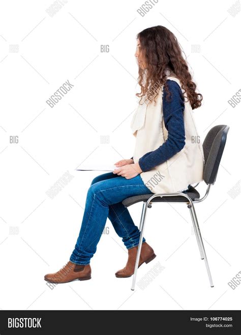 People Sitting On Chair Back View