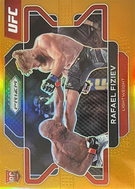 Rafael Fiziev 2022 Prizm UFC 98 Orange 99 Price Guide Sports Card