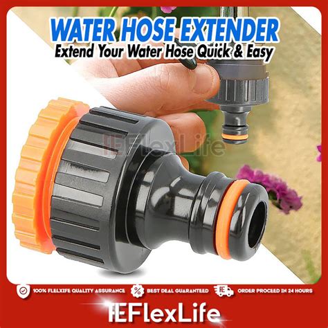 Universal Garden Water Hose Connector Pipe Extender Adapter Heavy Duty