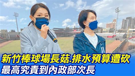 【每日必看】新竹棒球場長菇排水預算遭砍 最高究責到內政部次長 20230301 Ctinews Youtube