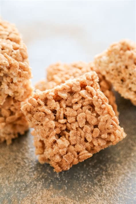 Churro Rice Krispie Treats Dash Of Sanity